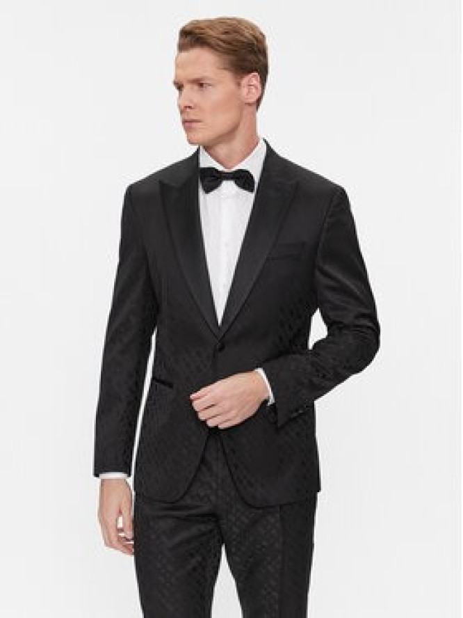 Boss Garnitur H-Huge-2Pcs-Tux-231 50502453 Czarny Slim Fit