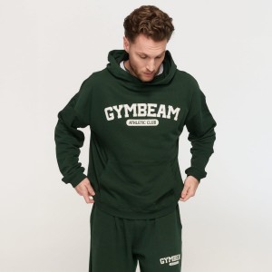 Bluza męska fitness z kapturem oversize Varsity