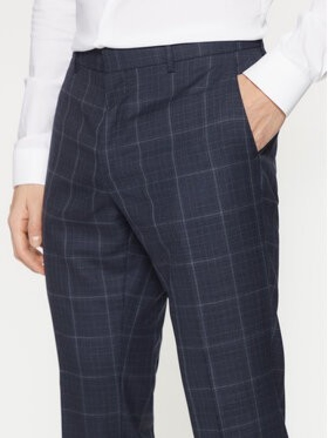 BOSS Garnitur H-Huge 50518097 Granatowy Slim Fit