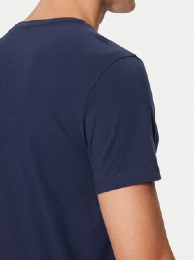 Guess T-Shirt Caleb U97M00 KCD31 Granatowy Slim Fit