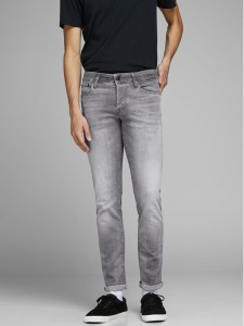 Jack & Jones Jeansy Glenn 12147024 Szary Slim Fit