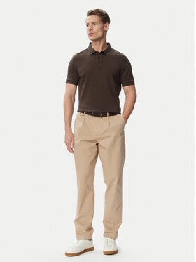 Tommy Hilfiger Spodnie materiałowe Harlem MW0MW43158 Beżowy Straight Fit