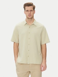 Jack & Jones Koszula Dobby 12277184 Zielony Relaxed Fit