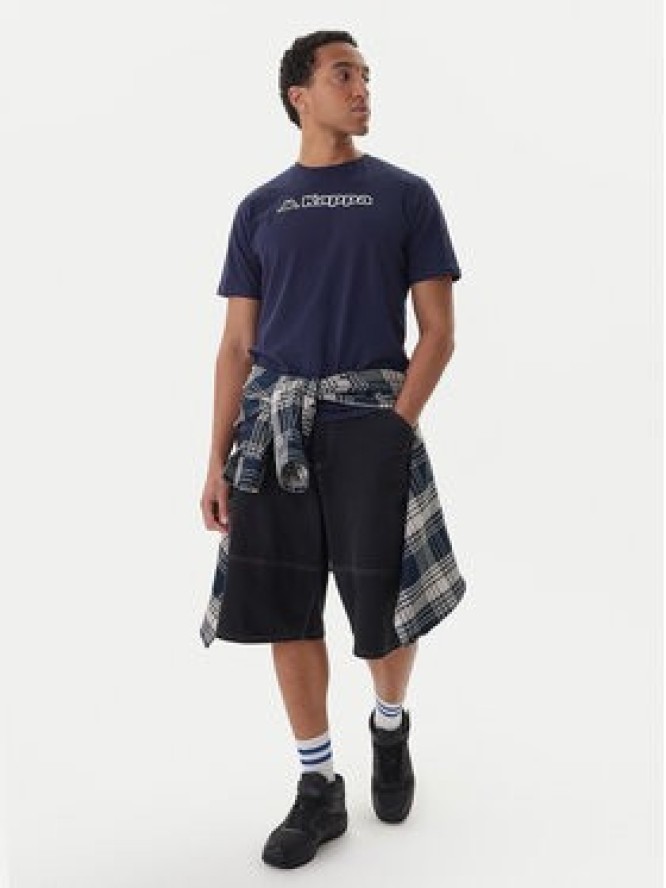 Kappa T-Shirt Feddu 311H7HW Granatowy Regular Fit