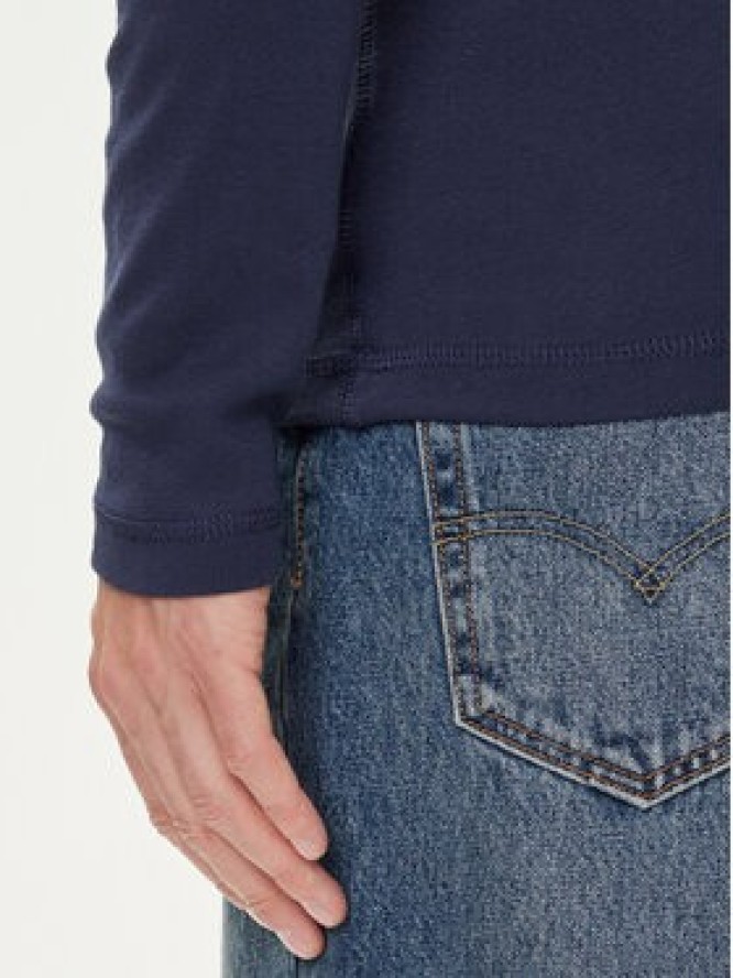 Tommy Jeans Longsleeve DM0DM04409 Granatowy Slim Fit