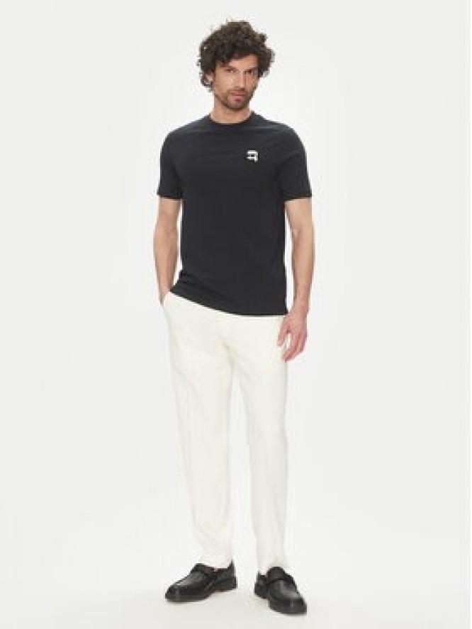 KARL LAGERFELD T-Shirt 755710 552224 Granatowy Regular Fit