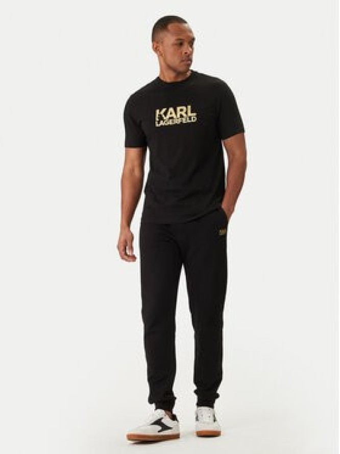 KARL LAGERFELD Spodnie dresowe 705782 562917 Czarny Regular Fit
