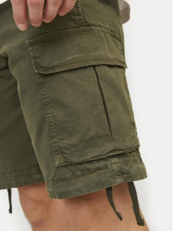 Jack & Jones Szorty materiałowe Cole 12253122 Zielony Loose Fit