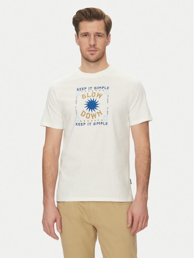 Blend T-Shirt 20718311 Biały Regular Fit