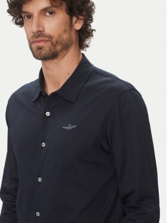 Aeronautica Militare Koszula 251CA1279J683 Granatowy Regular Fit