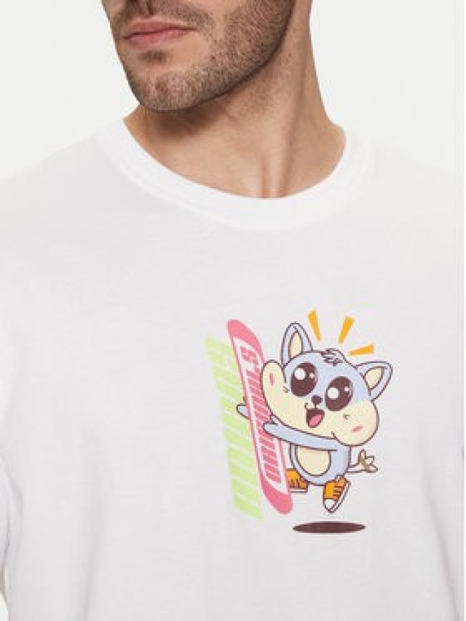 adidas T-Shirt Kawaii JD0661 Biały Regular Fit