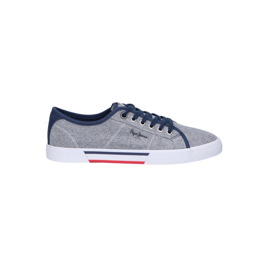 Trampki męskie sportowe Pepe Jeans BRADY MEN CHAMBRAY
