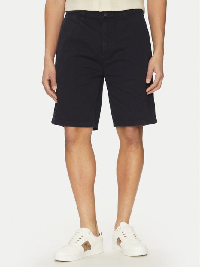 Guess Jeans Szorty materiałowe M5GD44 WGCV1 Granatowy Regular Fit