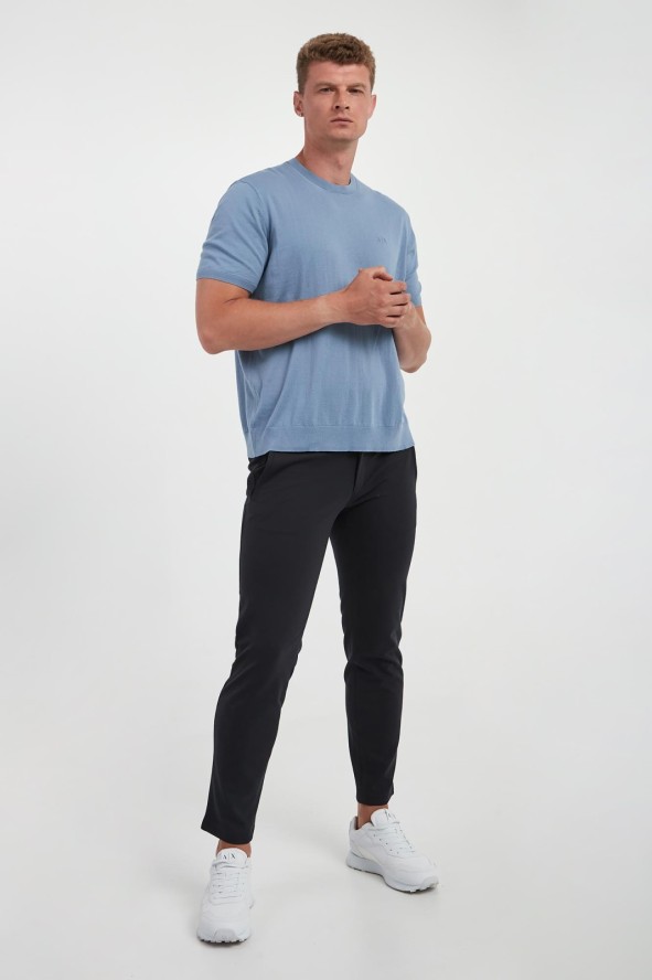 T-shirt męski dzianinowy ARMANI EXCHANGE