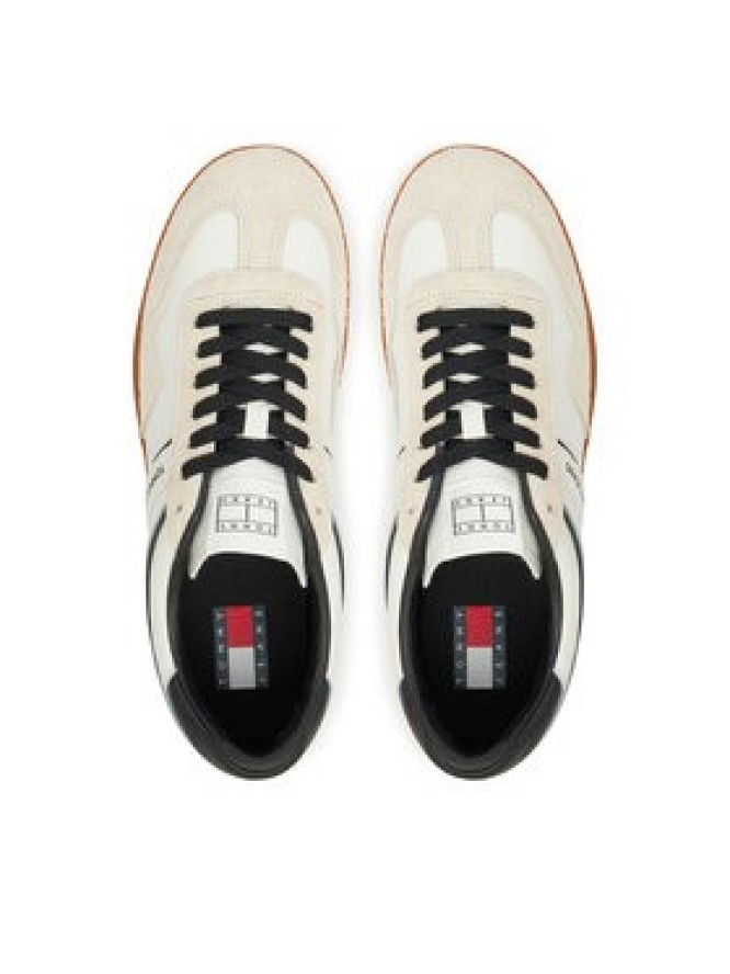 Tommy Jeans Sneakersy The Greenwich Leather EM0EM01587 Écru