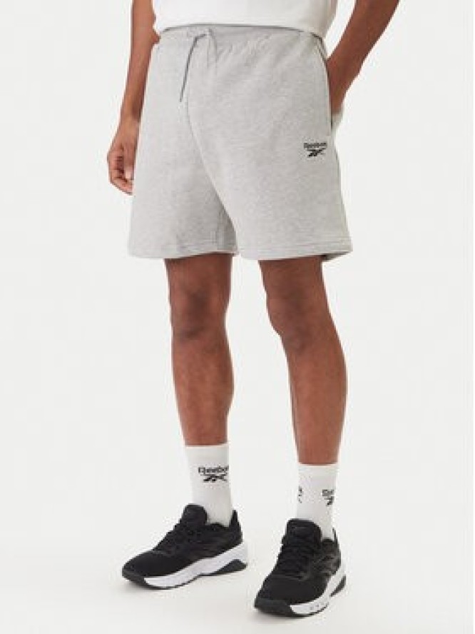 Reebok Komplet t-shirt i spodenki Baz RK25609CCM Szary Regular Fit