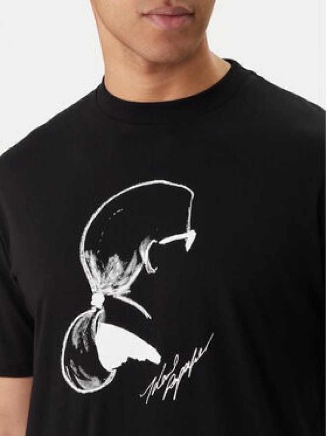 KARL LAGERFELD T-Shirt 755146 562224 Czarny Loose Fit