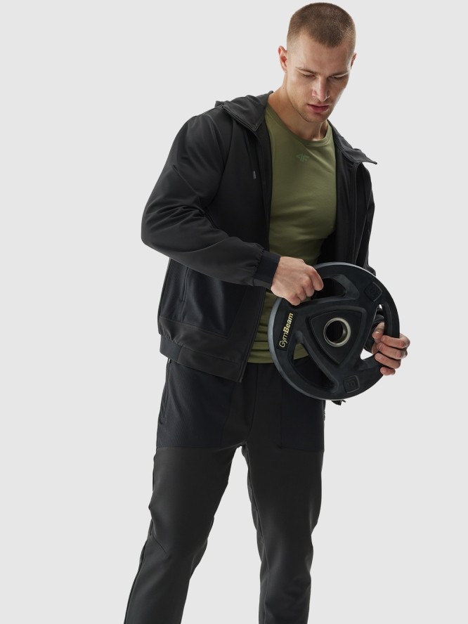 4F Spodnie treningowe szybkoschnące męskie - szare S