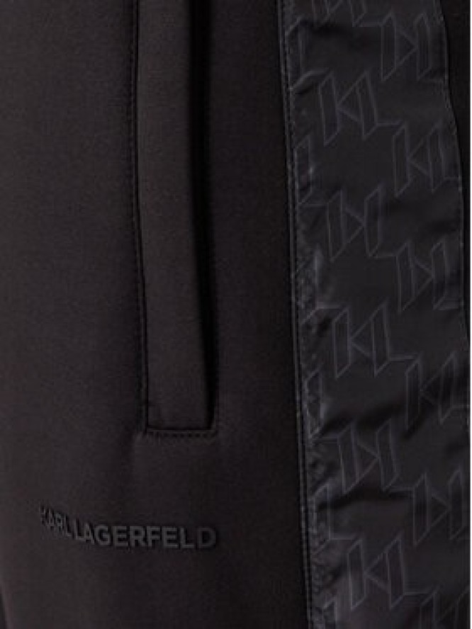 KARL LAGERFELD Spodnie dresowe 705001 561902 Czarny Regular Fit