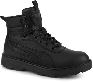 Buty sportowe trapery wysokie ocieplane czarne PUMA DESIERTO