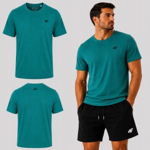 KOSZULKA MĘSKA BAWEŁNIANA 4F T-SHIRT Z KOLEKCJI LIMITOWANEJ M3948 SS26
