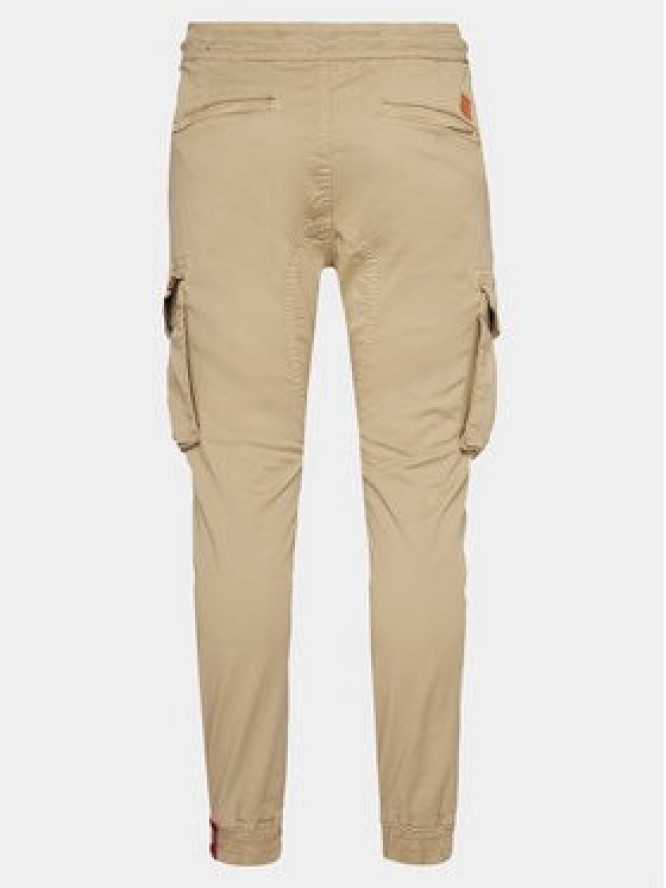 Alpha Industries Joggery Twill 116202 Beżowy Slim Taper Fit