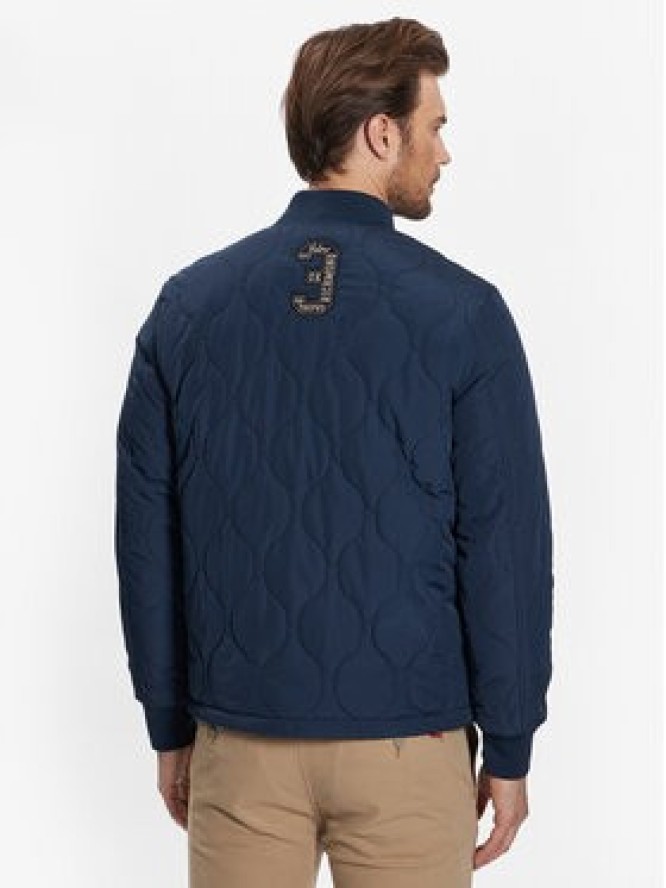 La Martina Kurtka przejściowa VMO300 PL028 Granatowy Regular Fit