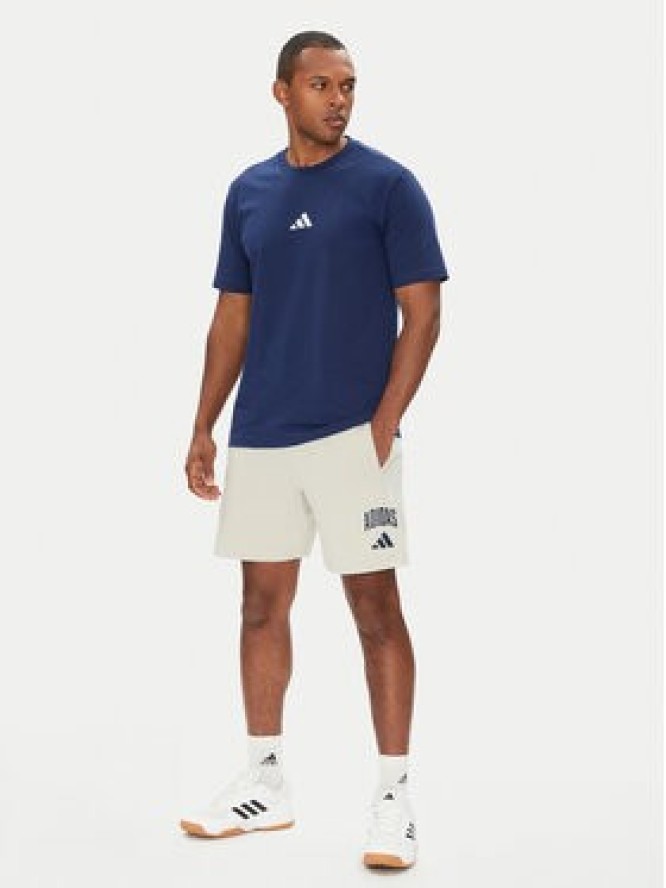 adidas Szorty sportowe Collegiate JM1726 Beżowy Regular Fit