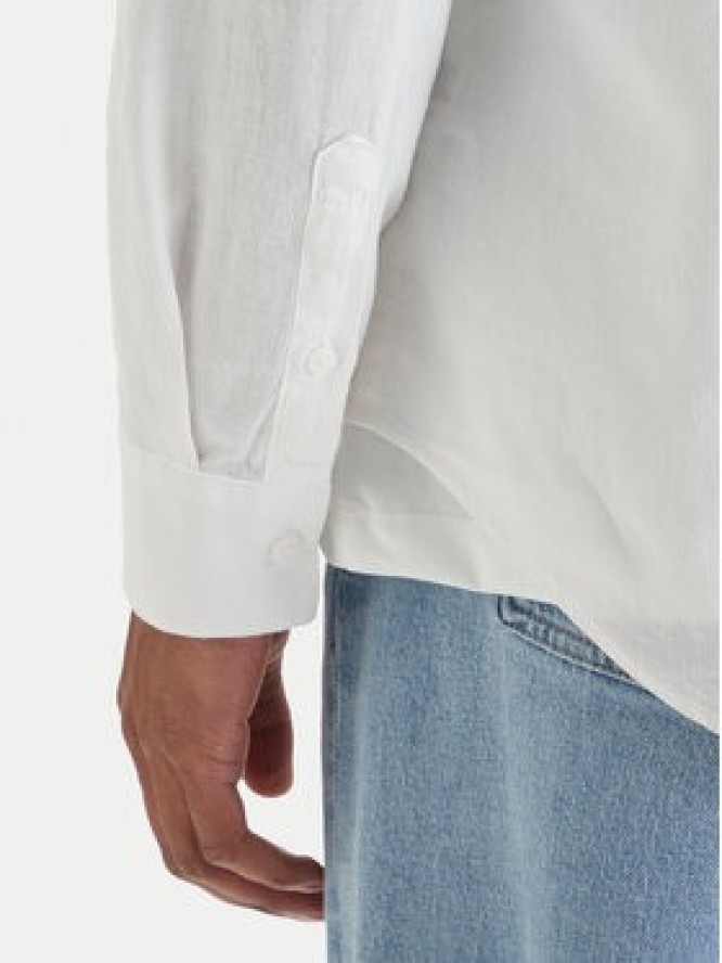 Calvin Klein Jeans Koszula LV04RF121G Biały Regular Fit