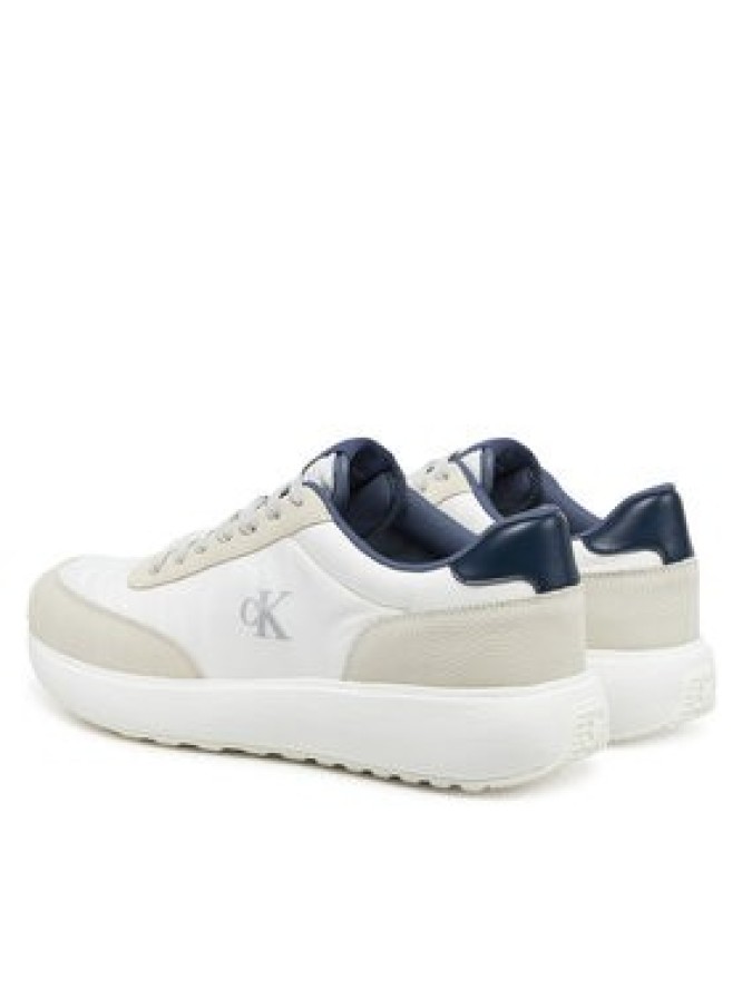 Calvin Klein Jeans Sneakersy Athleisure Runner Laceup Mix YM0YM01195 Biały