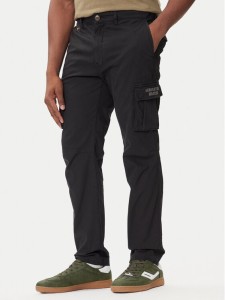 Aeronautica Militare Spodnie materiałowe 252PA1329UCT0244 Czarny Regular Fit