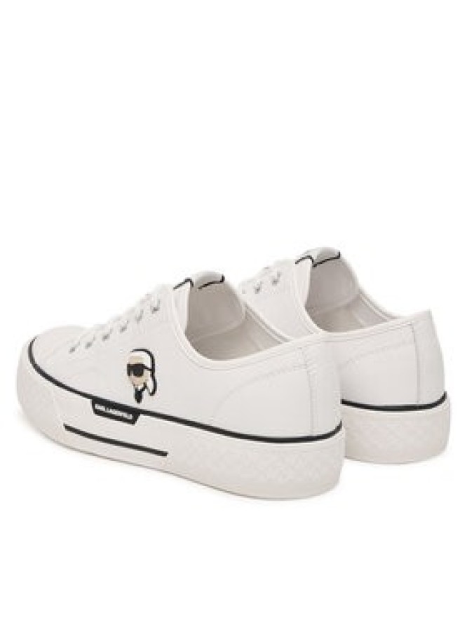 KARL LAGERFELD Trampki Kampus Max KL95025 Biały