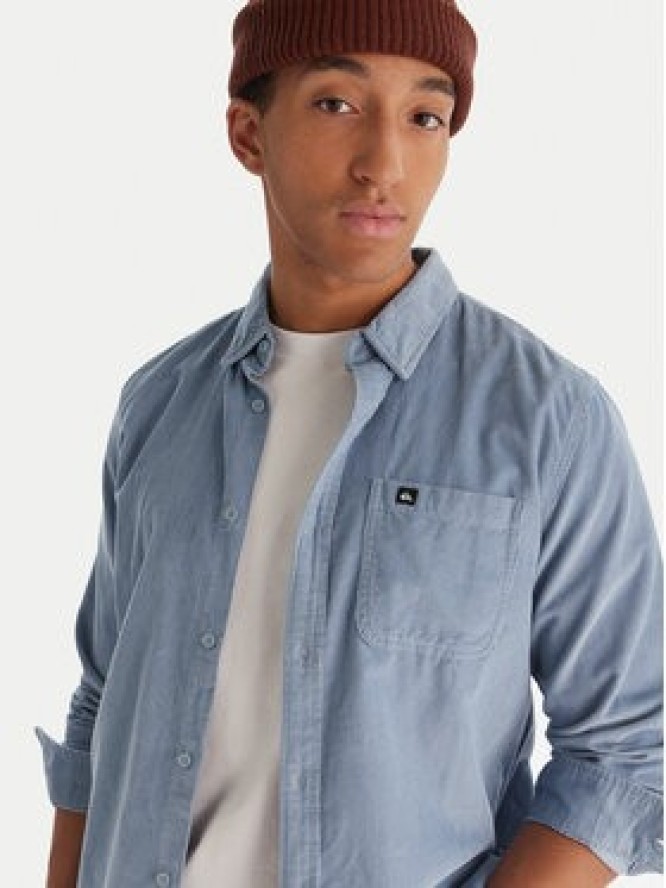 Quiksilver Koszula Smoke Trail EQYWT04652 Niebieski Regular Fit