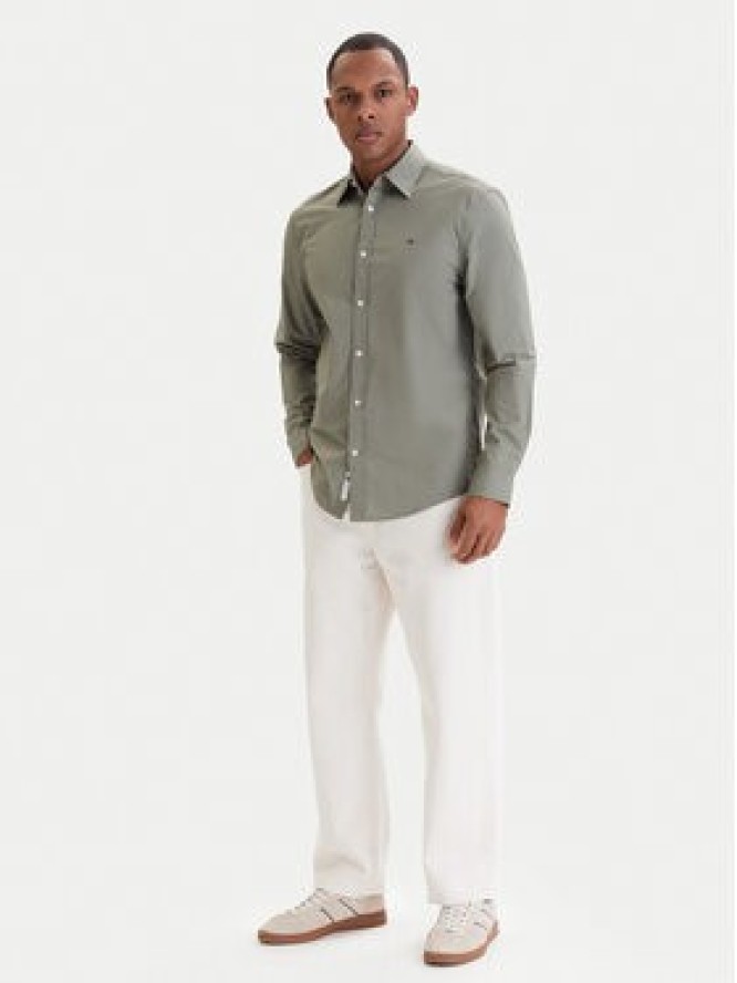 Tommy Jeans Koszula DM0DM22026 Zielony Regular Fit