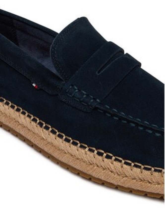 Tommy Hilfiger Espadryle Flexible Hilfiger Sde Espadrille FM0FM05794 Granatowy