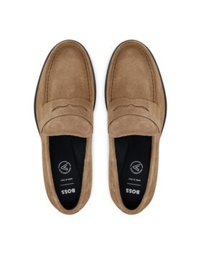 BOSS Mokasyny Dressletic 50546911 Beżowy