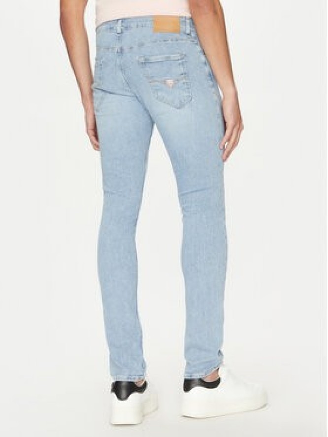 Guess Jeansy M5GAN1 D5MZ3 Niebieski Slim Fit