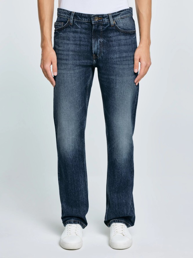 Jeansy męskie proste granatowe Colt 506