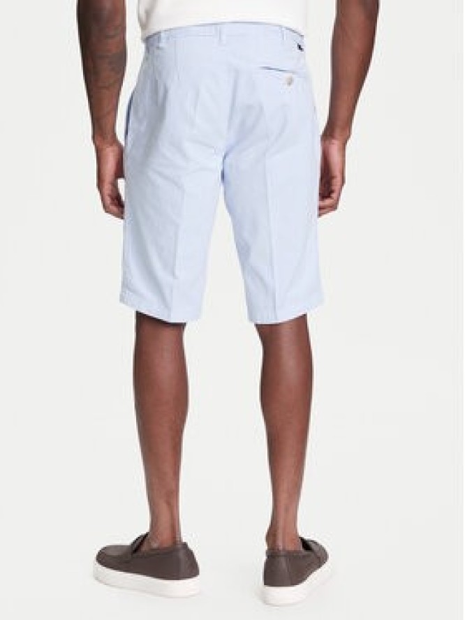 Robe di Kappa Szorty materiałowe Oris 600BTI0 Błękitny Slim Fit