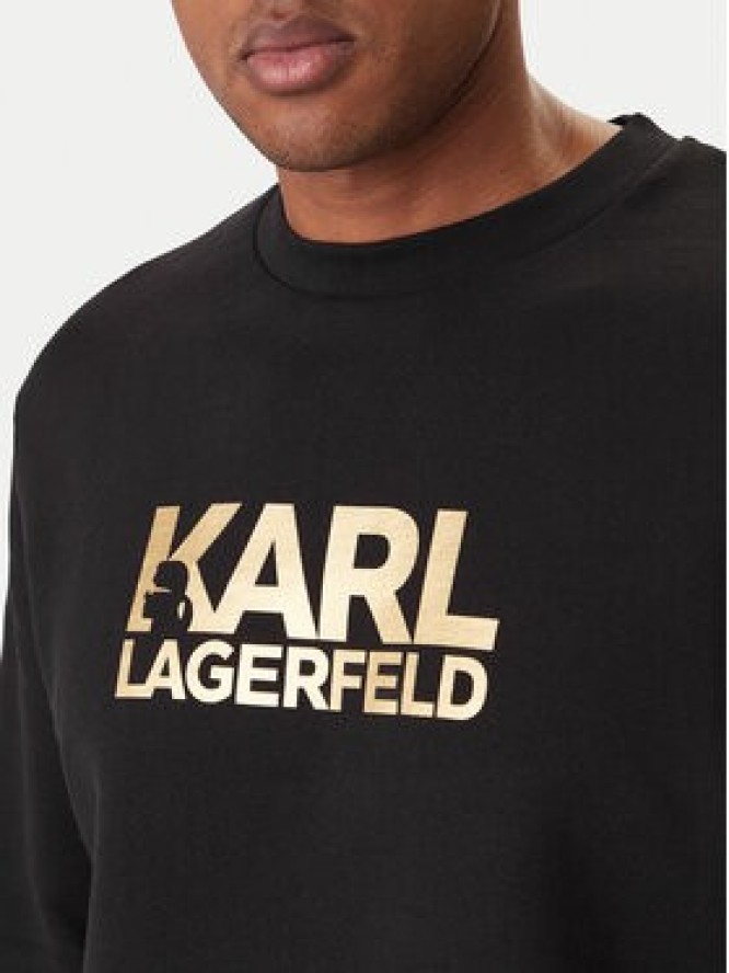 KARL LAGERFELD Bluza 705780 561917 Czarny Regular Fit