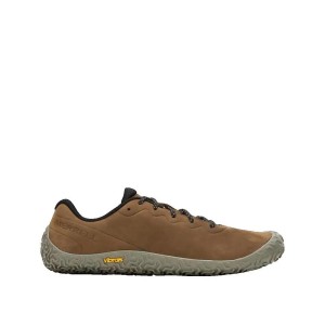 Buty do biegania Merrell Vapor Glove 6 Skórzane Brązowe