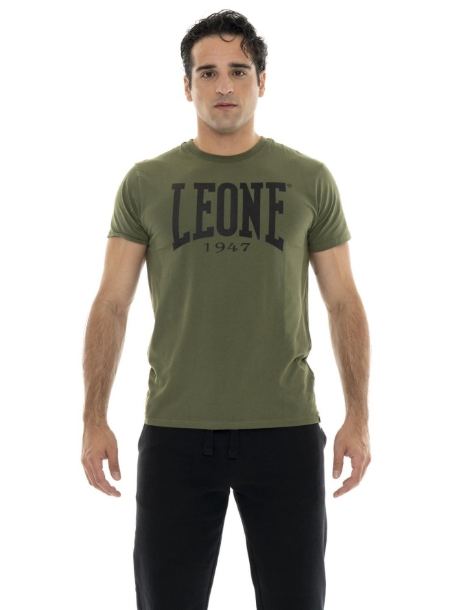 Podstawowa koszulka Kurzarm Leone 1947 z dużym logo