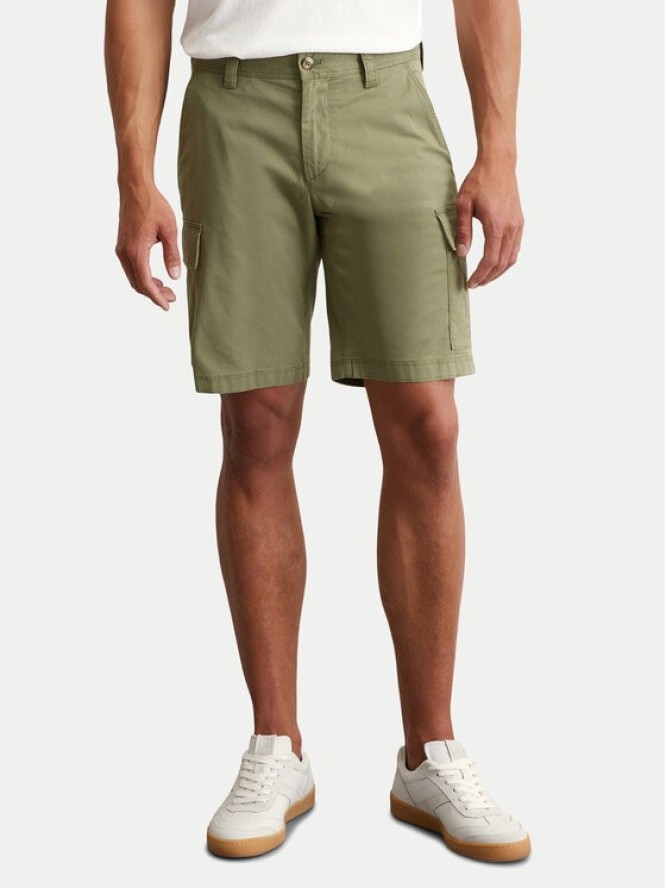 Marc O'Polo Szorty materiałowe 536 0111 15056 Zielony Regular Fit