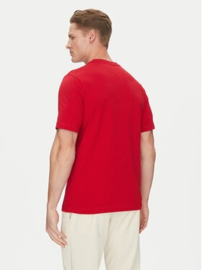 Tommy Hilfiger T-Shirt Script Logo MW0MW33691 Czerwony Regular Fit