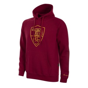 Bluza z kapturem AS Roma Heritage Rosso