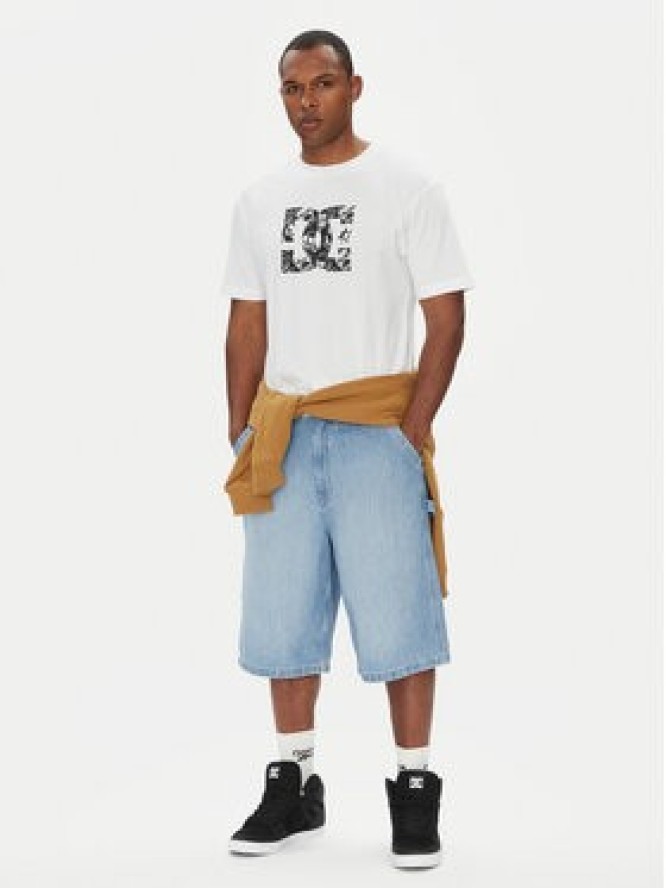 DC Shoes T-Shirt ADYZT05461 Biały Regular Fit