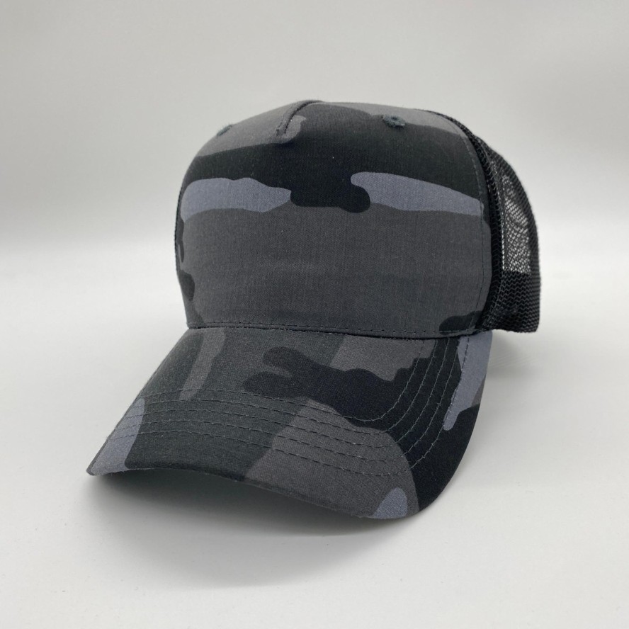 Czapka z daszkiem truckerka Camo graphite