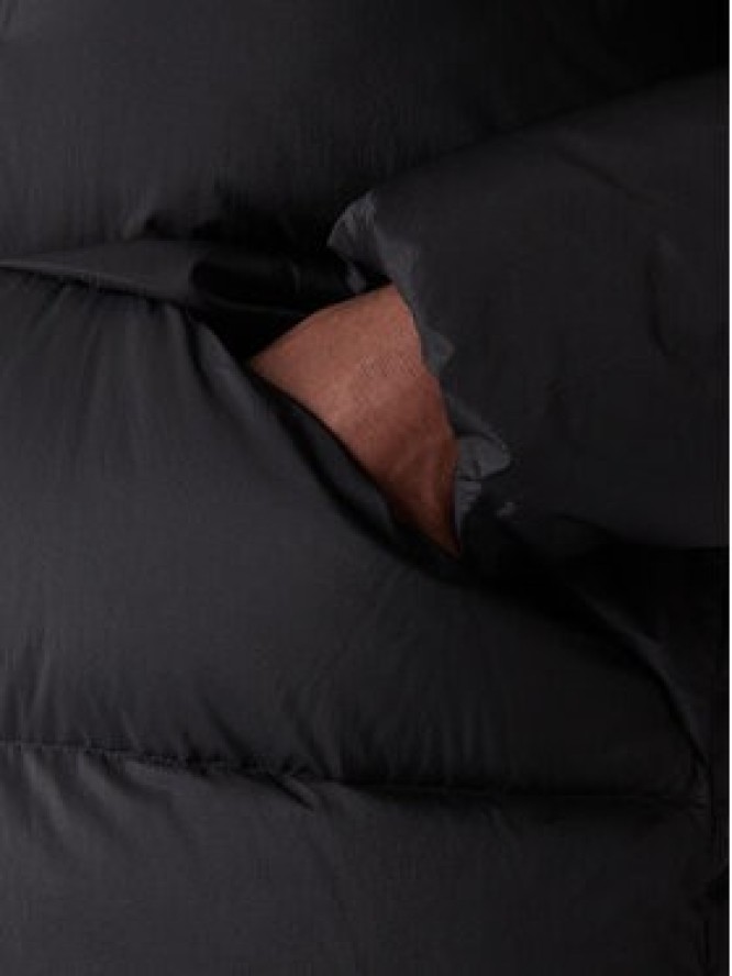 Jack Wolfskin Kurtka puchowa Icy Hill A65049 Czarny Relaxed Fit