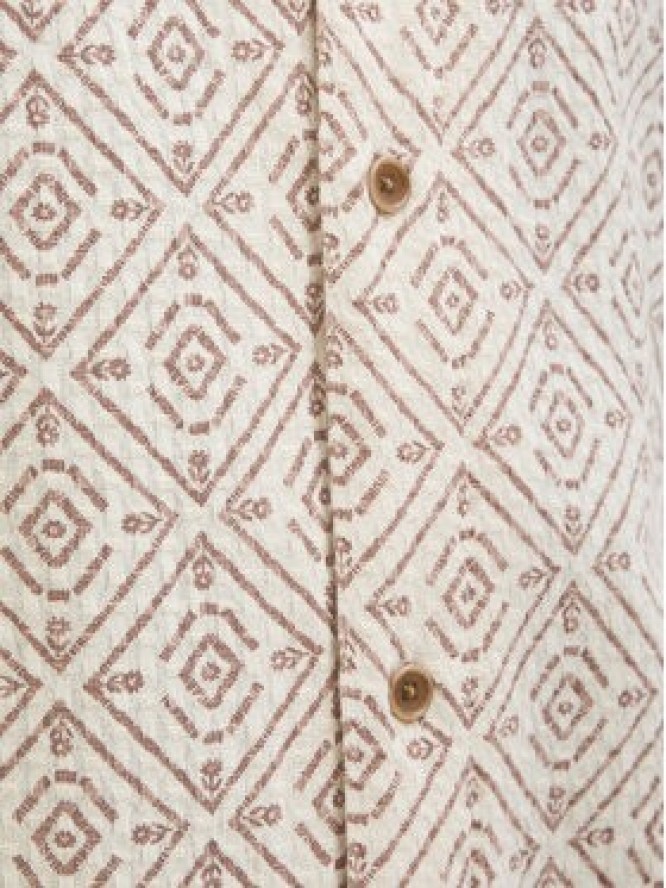 Jack & Jones Koszula Bluvincent 12273289 Beżowy Relaxed Fit