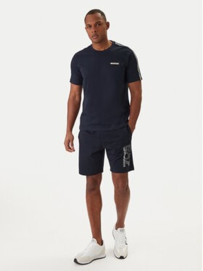 EA7 Emporio Armani T-Shirt 7M001476 AF10375 Niebieski Regular Fit